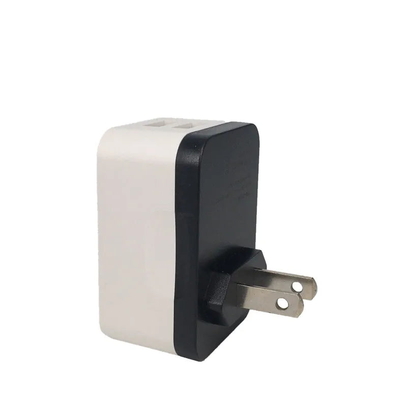 PowerGlobe – Adaptador Universal para Viajes Internacionales con 2 Puertos USB