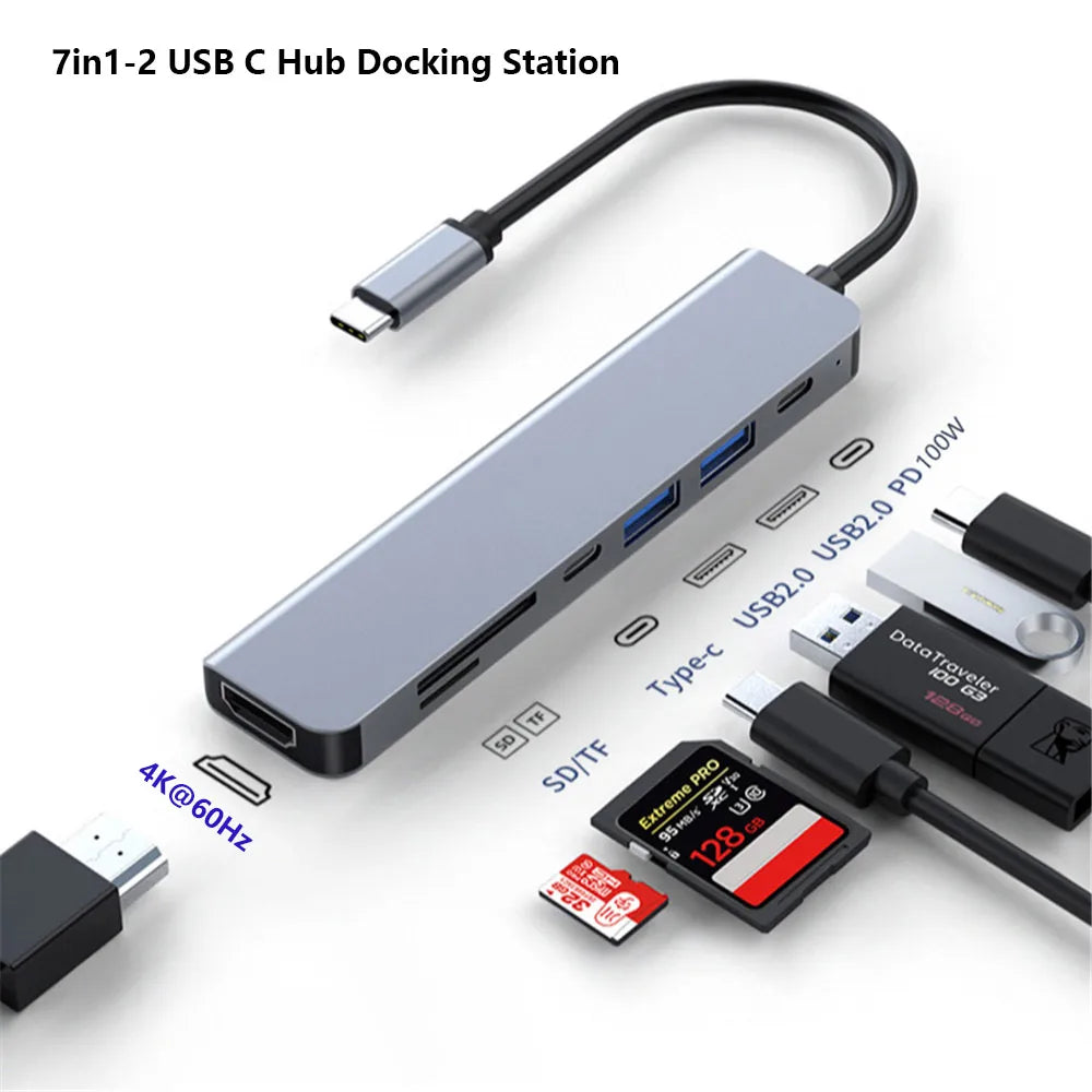 MZX ProDock 7 – Estación Docking 7 en 1 USB-C