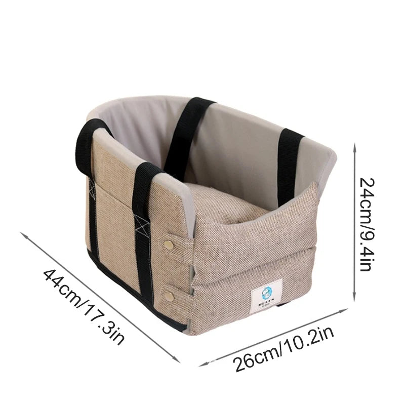 TravelBuddy Soft – Asiento de Coche y Transportín para Mascotas Pequeñas