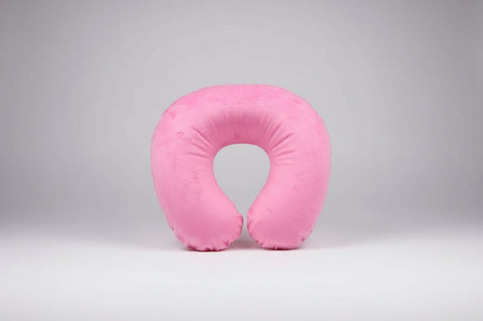 AirComfort – Inflatable Travel Pillow with Velvet Cover