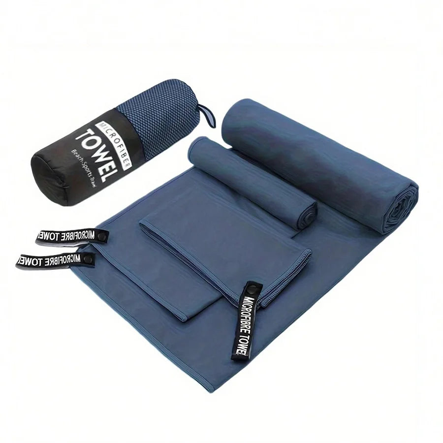 TriFit: Set de Toallas de Microfibra Ultra Absorbentes