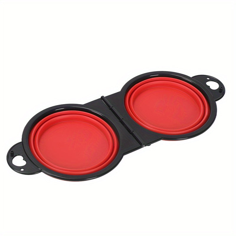 PetGo Duo Bowl - Cuenco mascotas doble plegable