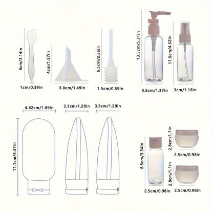 FLY-PACK Essentials - Set de Viaje Anti-Derrame