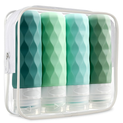 SqueezeGo Kit – botellas de viaje reutilizables