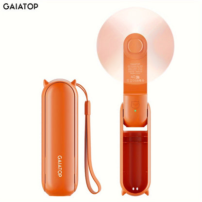 BreezeGo – Mini Ventilador Portátil Recargable