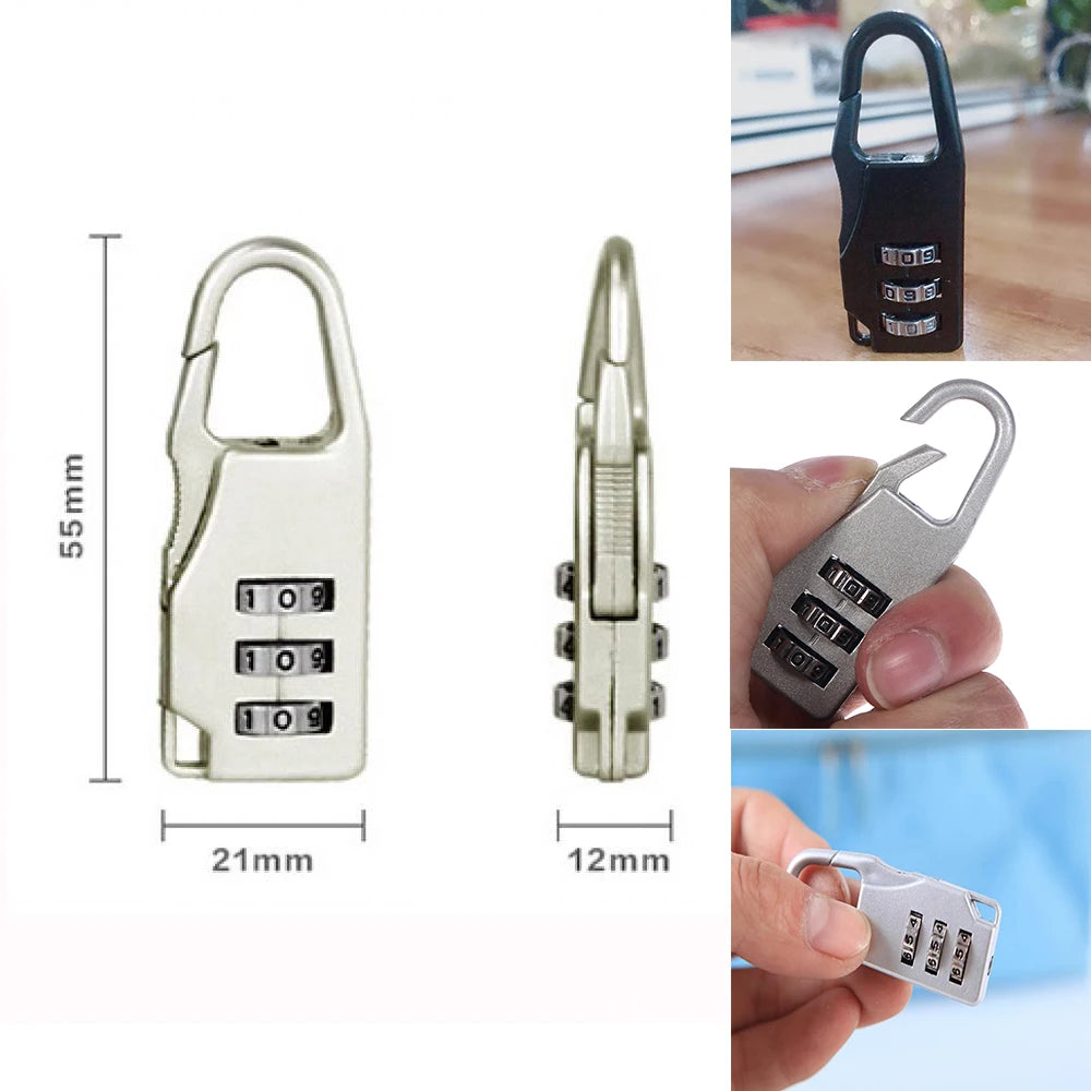 SecureMini Travel Lock – Candado de Aluminio para Equipaje