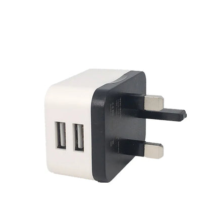 PowerGlobe – Adaptador Universal para Viajes Internacionales con 2 Puertos USB