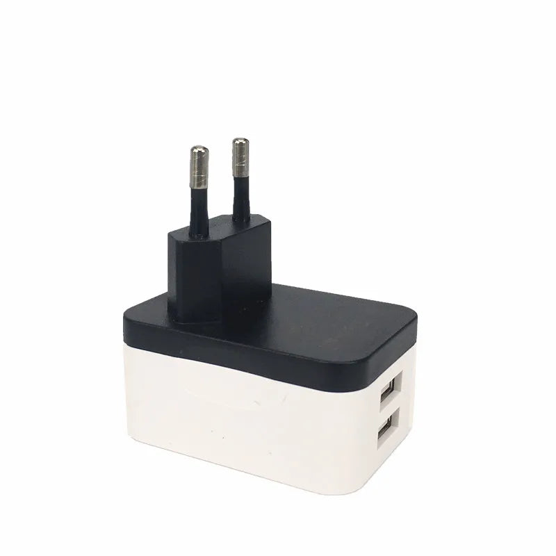PowerGlobe – Adaptador Universal para Viajes Internacionales con 2 Puertos USB