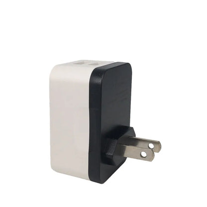 PowerGlobe – Adaptador Universal para Viajes Internacionales con 2 Puertos USB