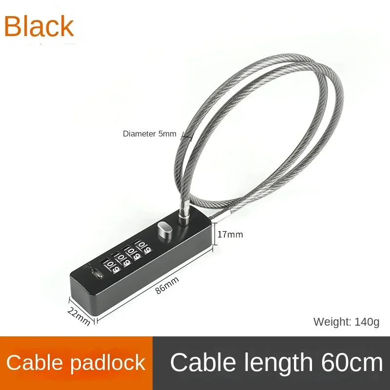 SecureFlex – Candado de Cable con Combinación Reseteable