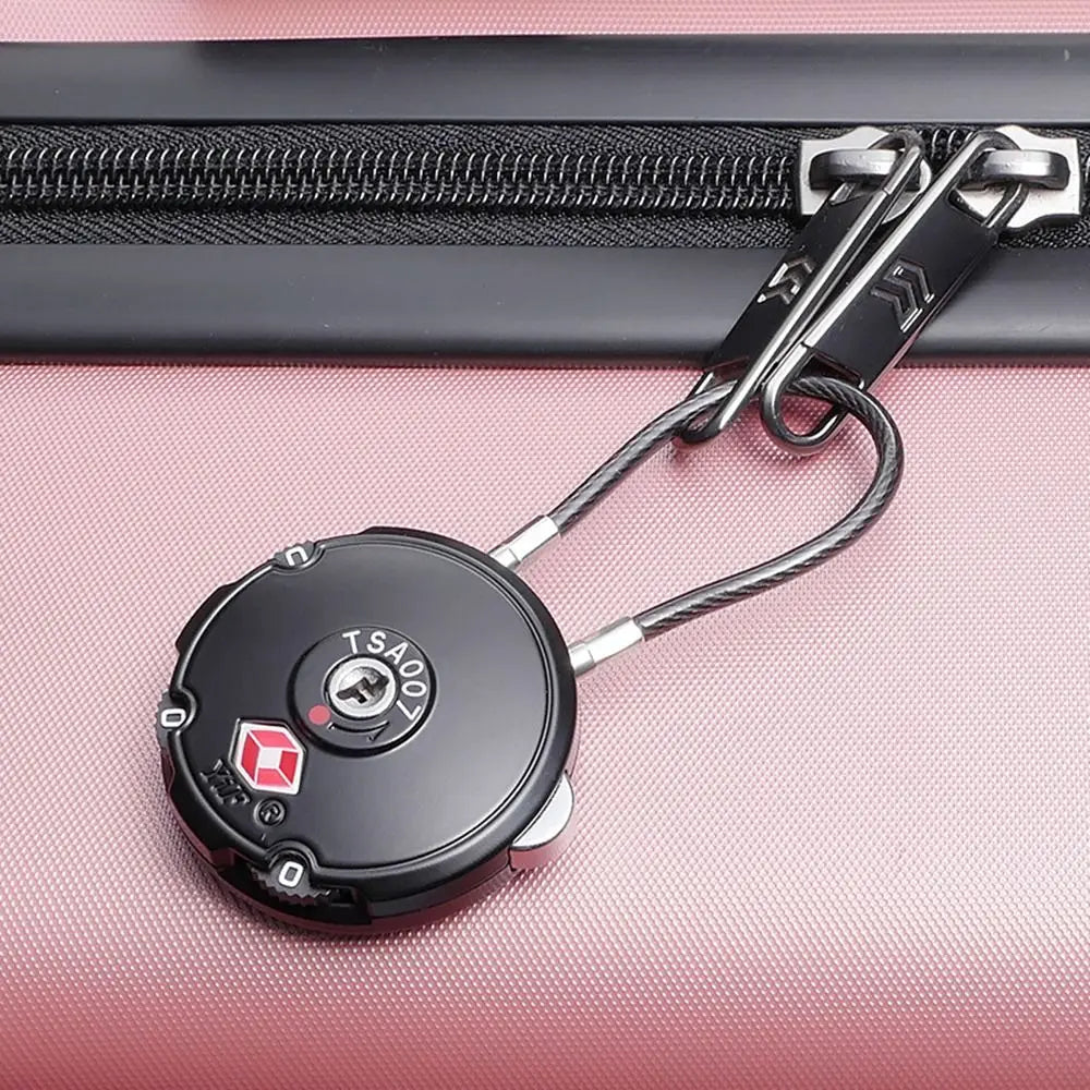 TSA SecureLock – Combination Luggage Lock with Steel Cable
