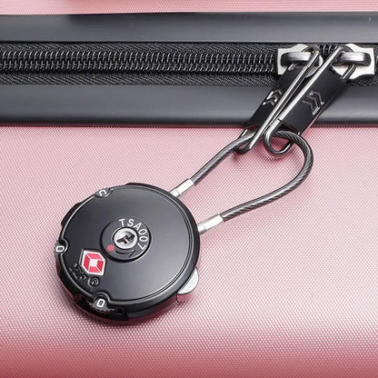 TSA SecureLock – Combination Luggage Lock with Steel Cable