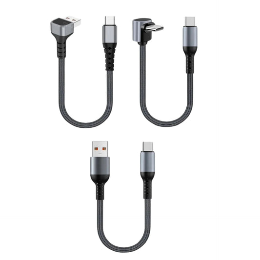 FlexiCharge - Cable USB Tipo C 90 Grados