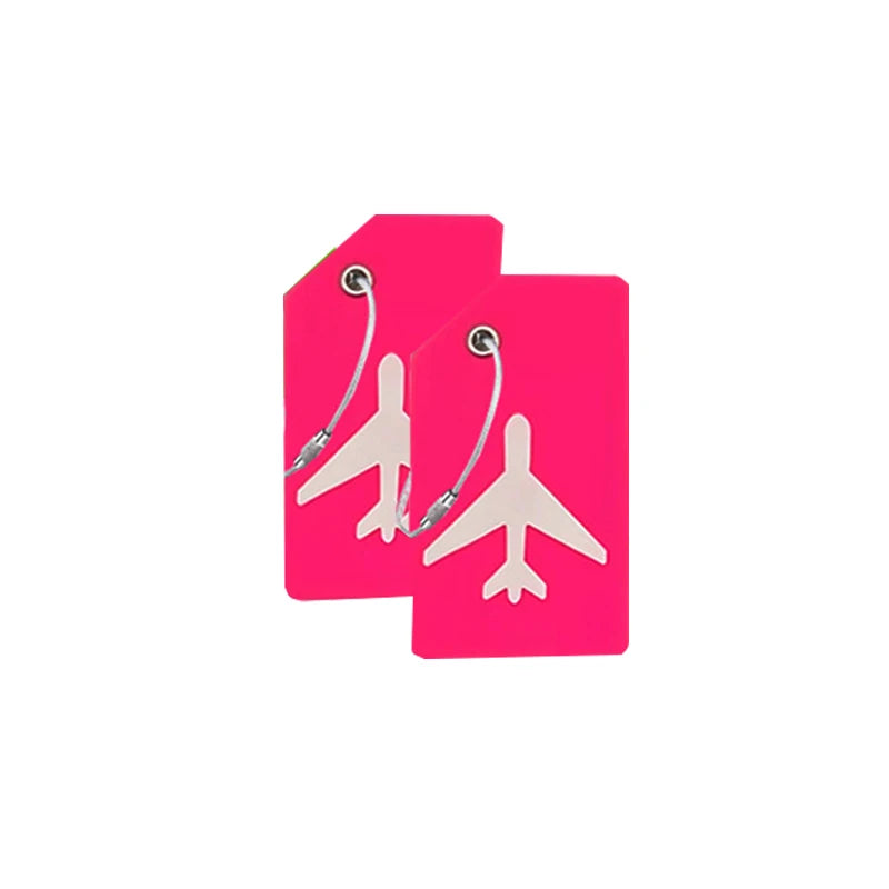 SwiftTag Duo – Etiquetas Minimalistas de Silicona para Equipaje (Pack de 2)