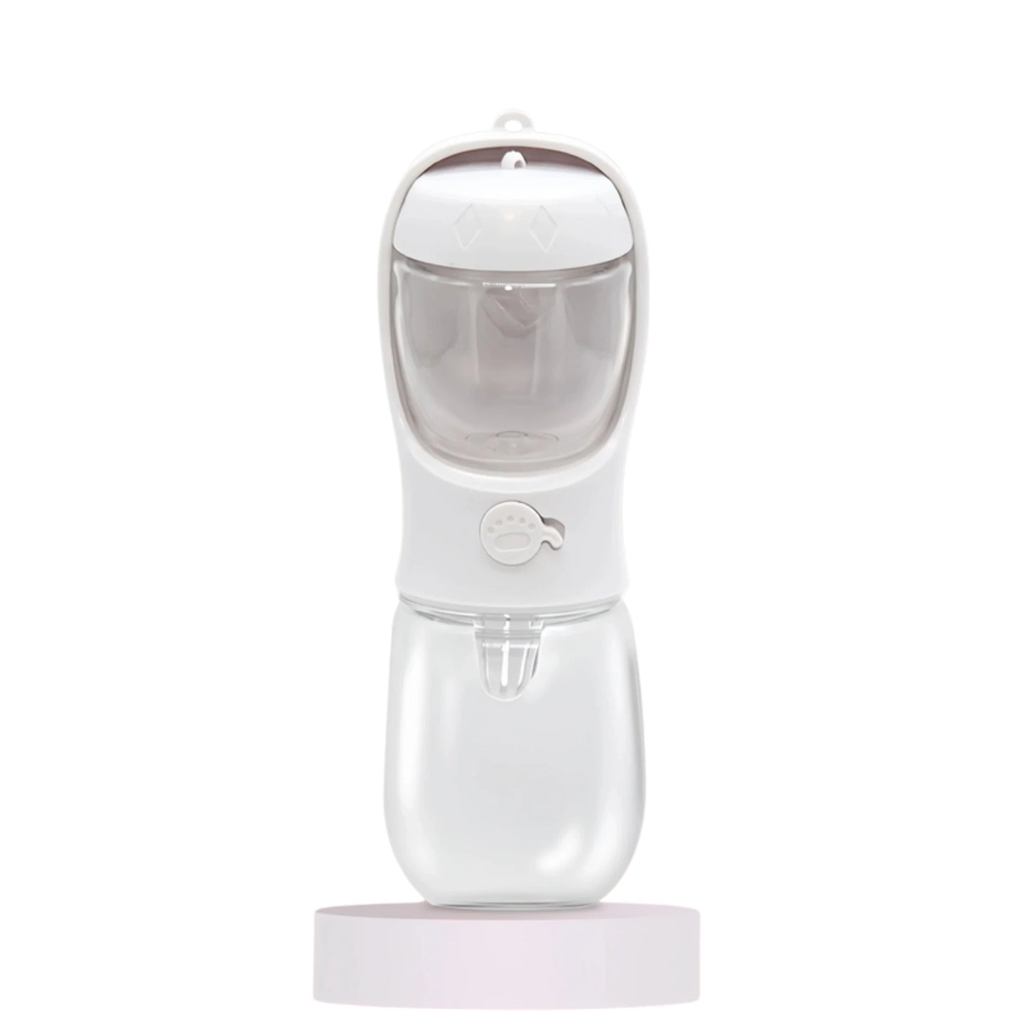 PetGo Travel – Botella Portátil 2 en 1 para Mascotas con Comedero y Almacenamiento de Alimentos