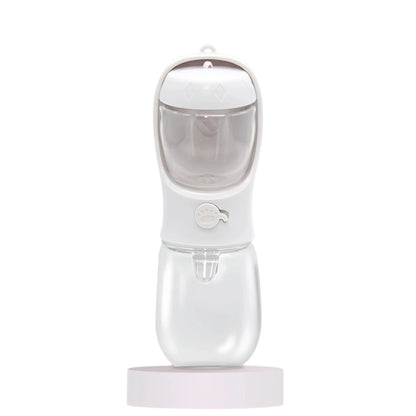 PetGo Travel – Botella Portátil 2 en 1 para Mascotas con Comedero y Almacenamiento de Alimentos