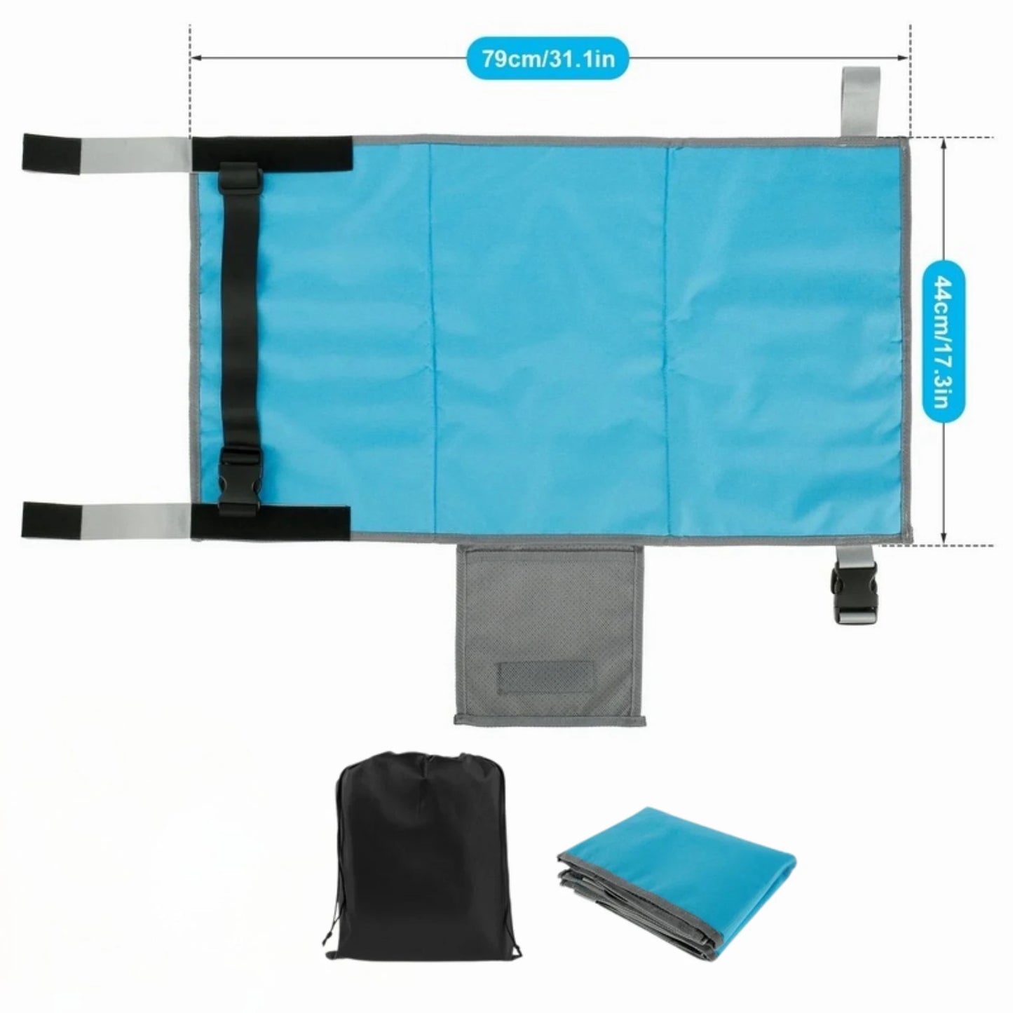 SkyNap Kids – Cama de Viaje para Avión con Bolsa de Transporte