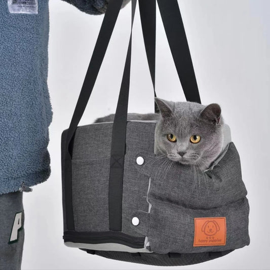 TravelBuddy Soft – Asiento de Coche y Transportín para Mascotas Pequeñas