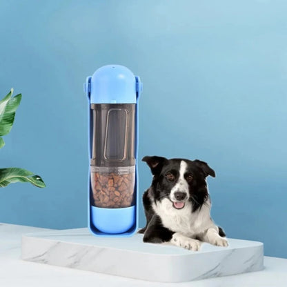 TravelFeeder – Botella de Agua y Comida para Perros y Gatos al Aire Libre