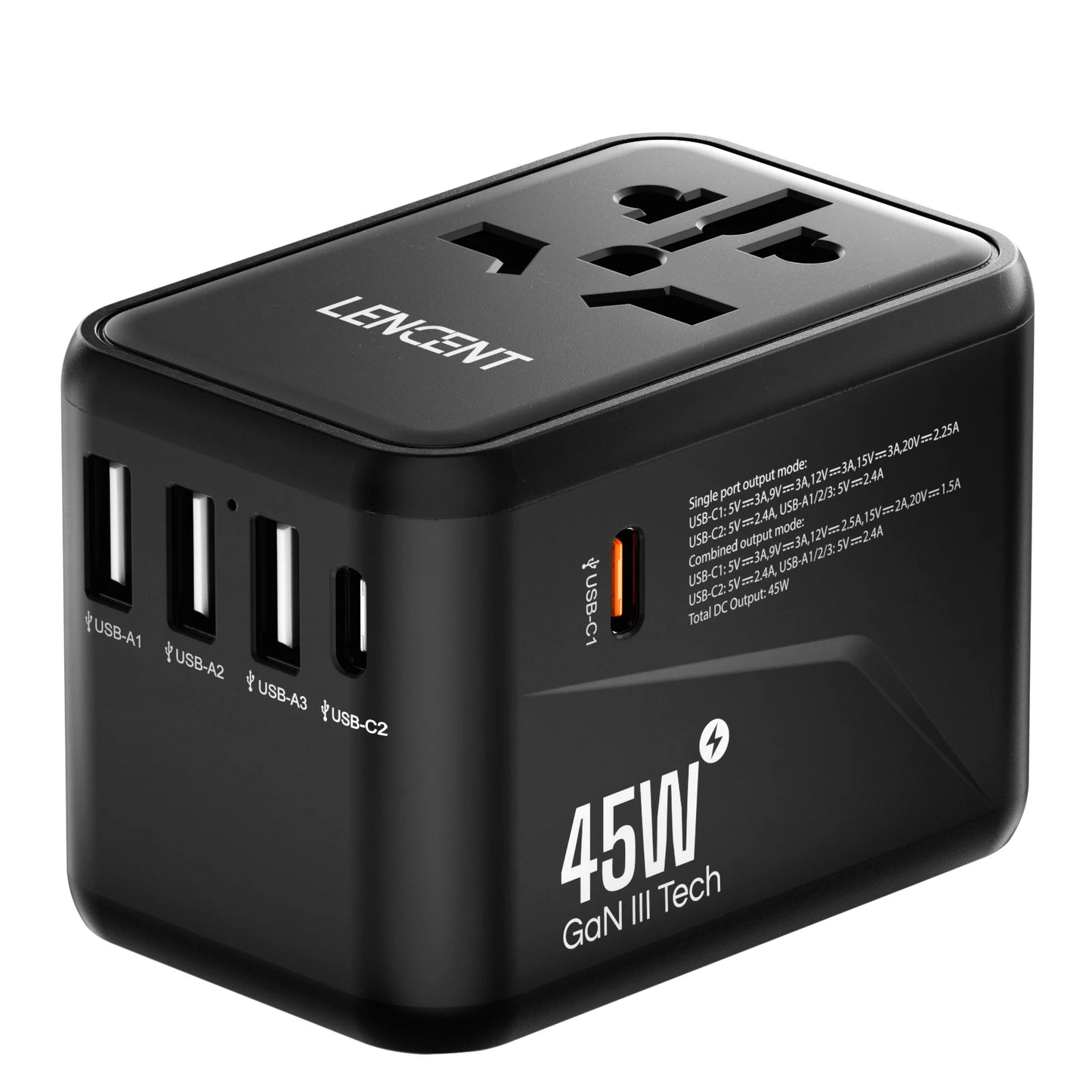 PowerWorld – Universal Adapter with Fast Charging