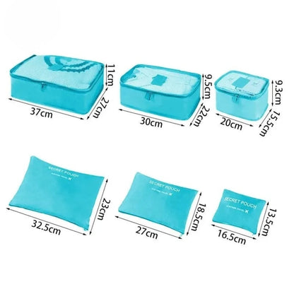 Pack&Go - Set de Organizadores de Viaje XL de 6 Piezas