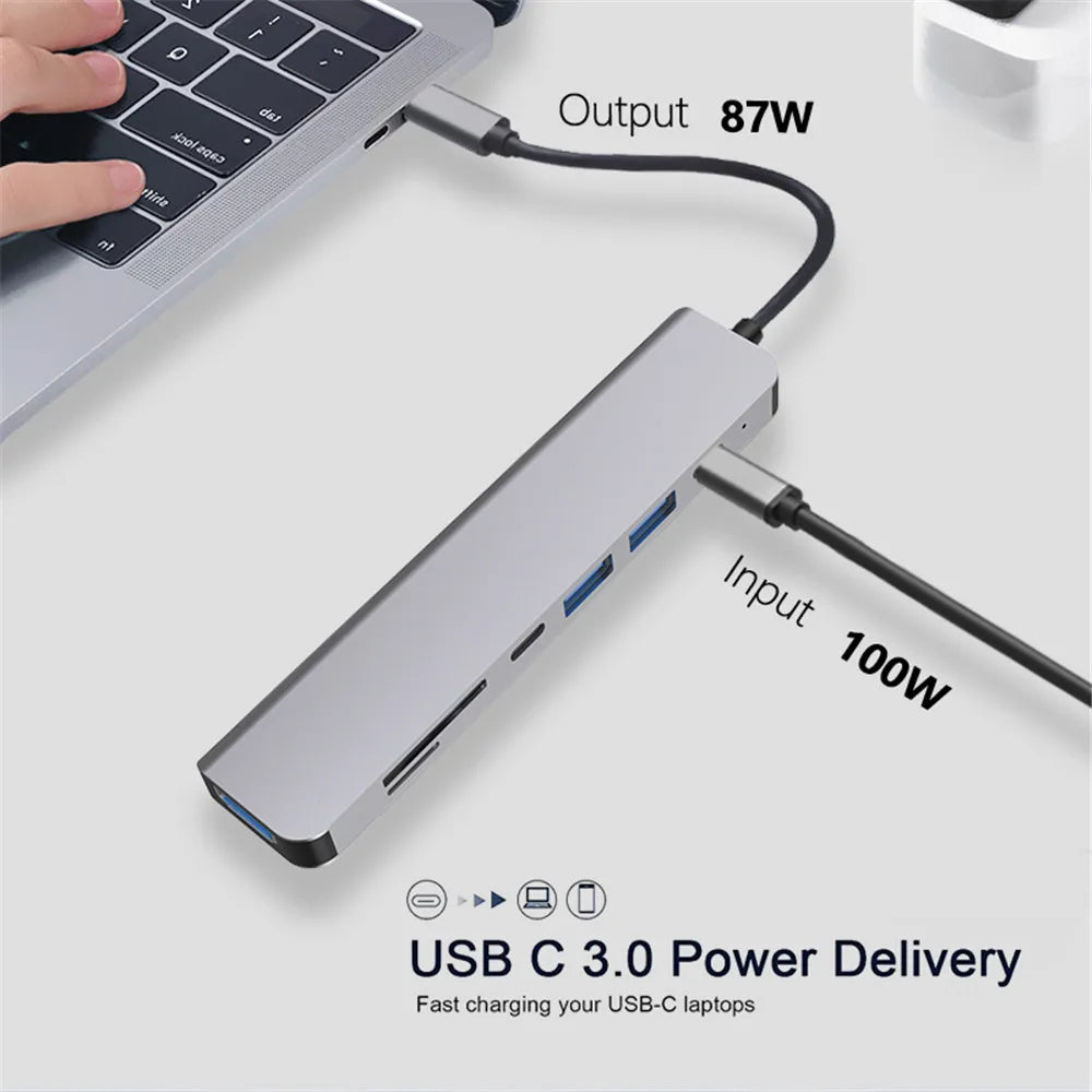 MZX ProDock 7 – Estación Docking 7 en 1 USB-C