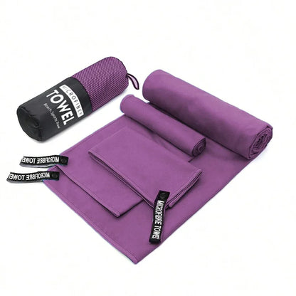 TriFit: Set de Toallas de Microfibra Ultra Absorbentes