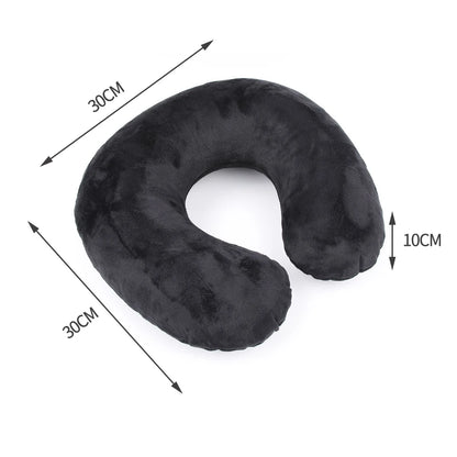 AirComfort – Inflatable Travel Pillow with Velvet Cover