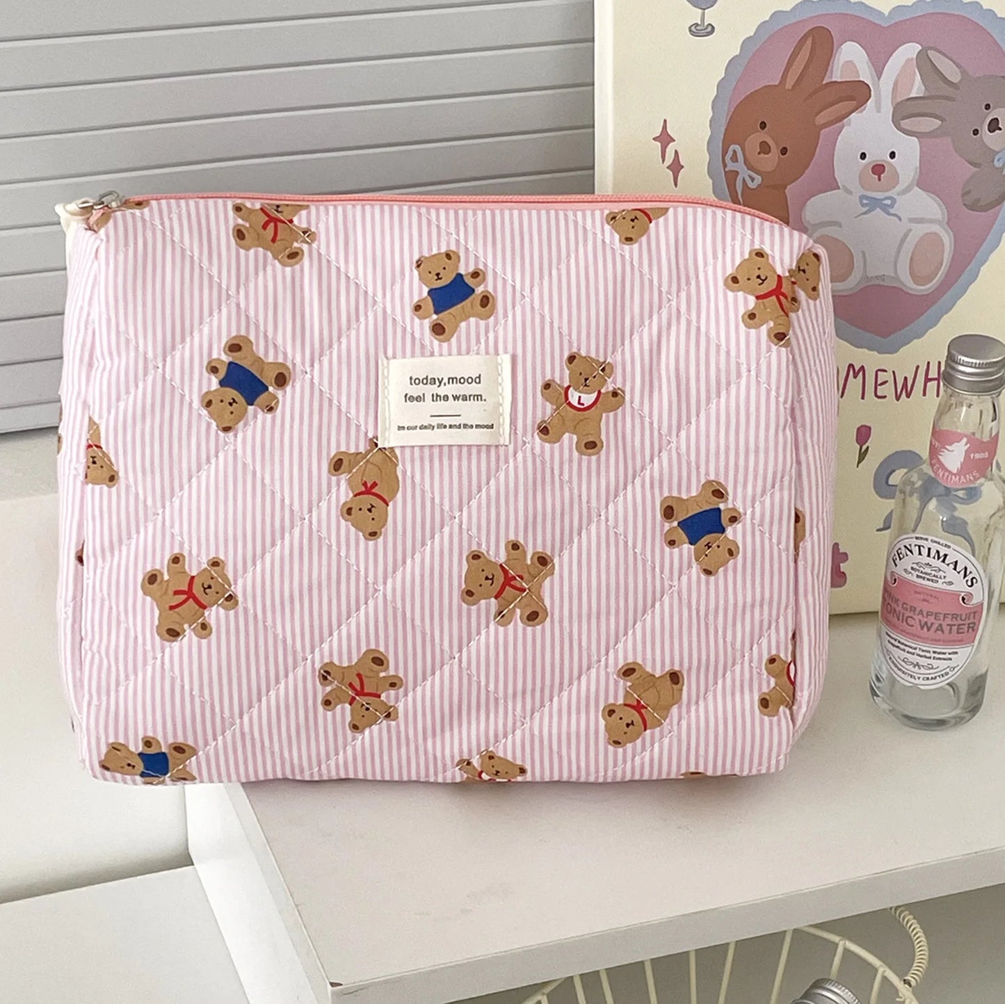 SweetBear – Neceser de Maquillaje de Gran Capacidad