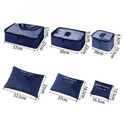 Pack&Go - Set de Organizadores de Viaje XL de 6 Piezas