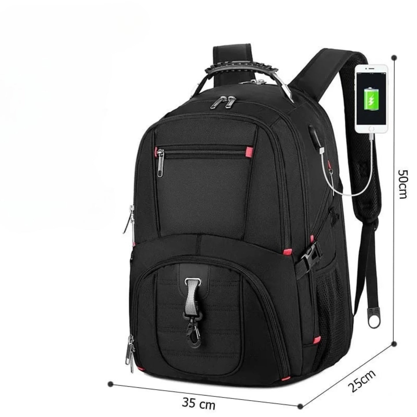 SwissPro 17” – Mochila Multifuncional para Viaje y Trabajo