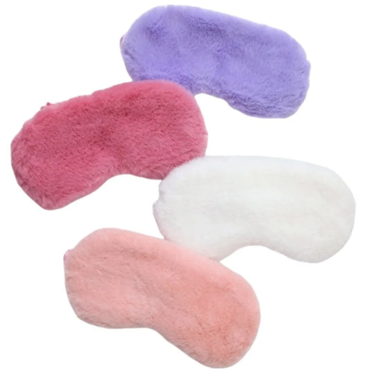 SoftDream - Mascarilla para Dormir Peluda y Súper Bloqueante