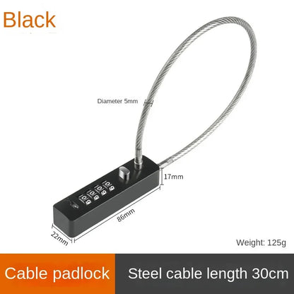 SecureFlex – Candado de Cable con Combinación Reseteable