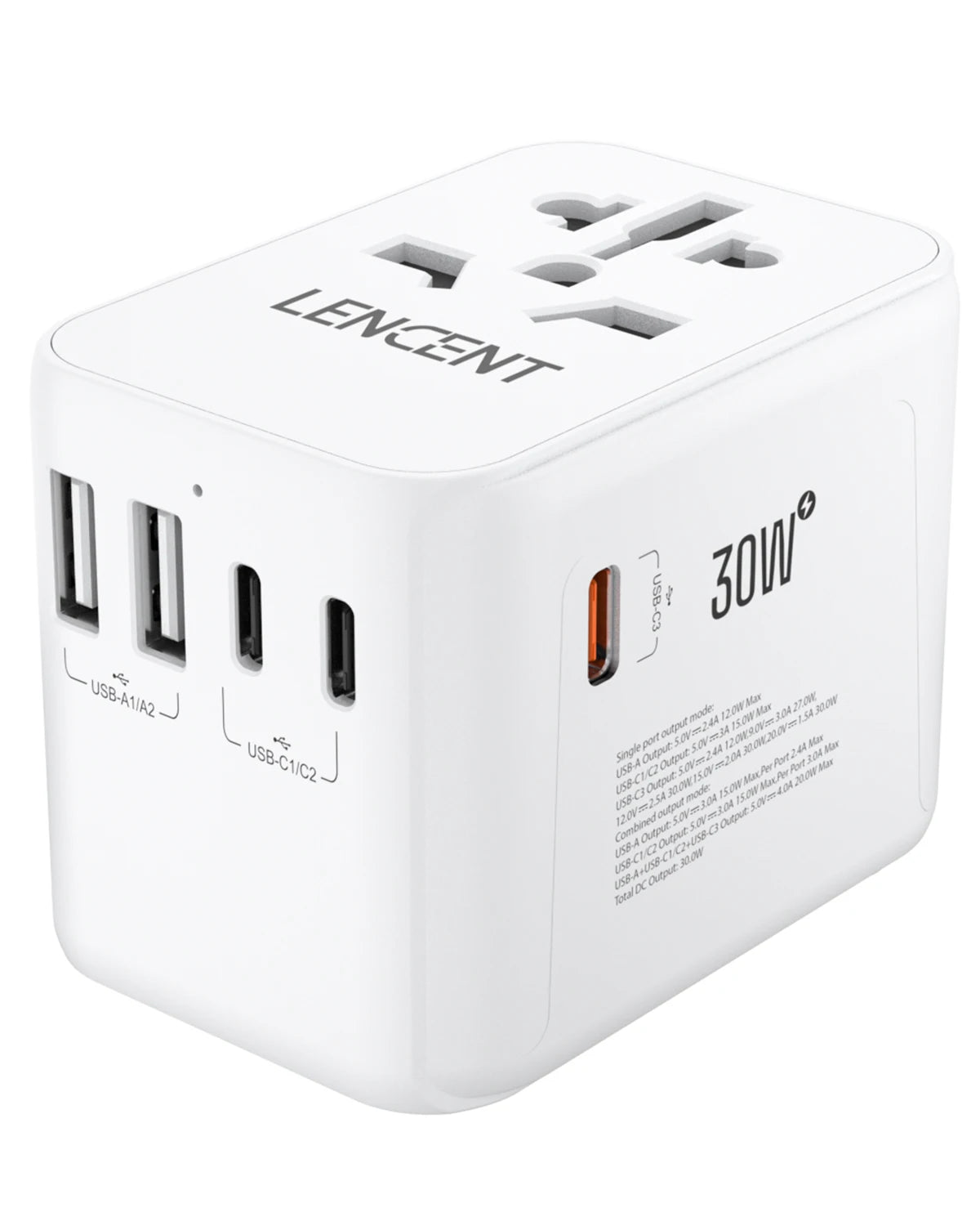 PowerWorld – Universal Adapter with Fast Charging