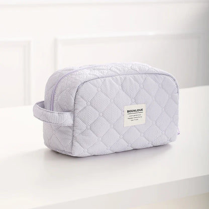CottonPouch – Floral Cotton Toiletry Bag 