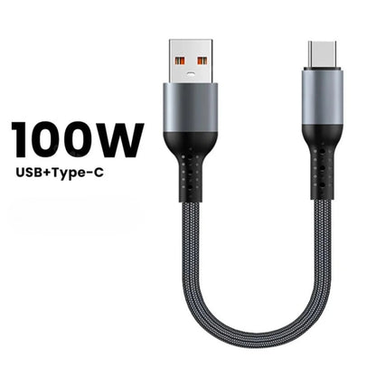 FlexiCharge - Cable USB Tipo C 90 Grados