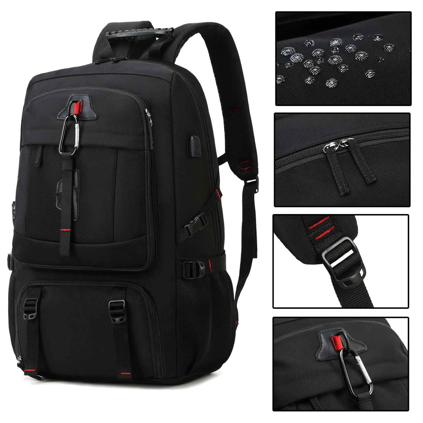 TrekMax 50L - Waterproof Travel and Adventure Backpack