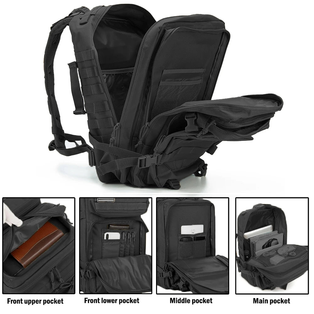 Tactical Explorer 30/50L – Mochila Táctica para Aventura