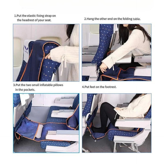 TravelComfy – Hamaca de Viaje para Avión, Tren y Coche