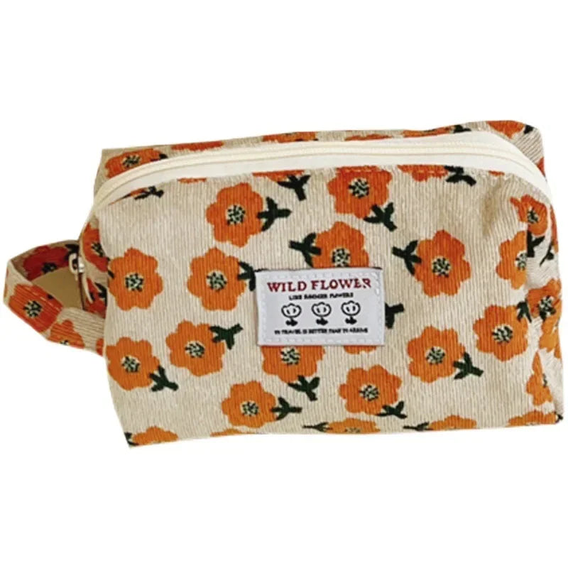 Velvet Bloom – Quilted Velvet Toiletry Bag
