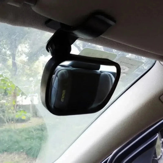 SafeView – Espejo Retrovisor Ajustable para Asiento de Bebé | Monitor 2 en 1 para Coche