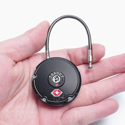 TSA SecureLock – Combination Luggage Lock with Steel Cable