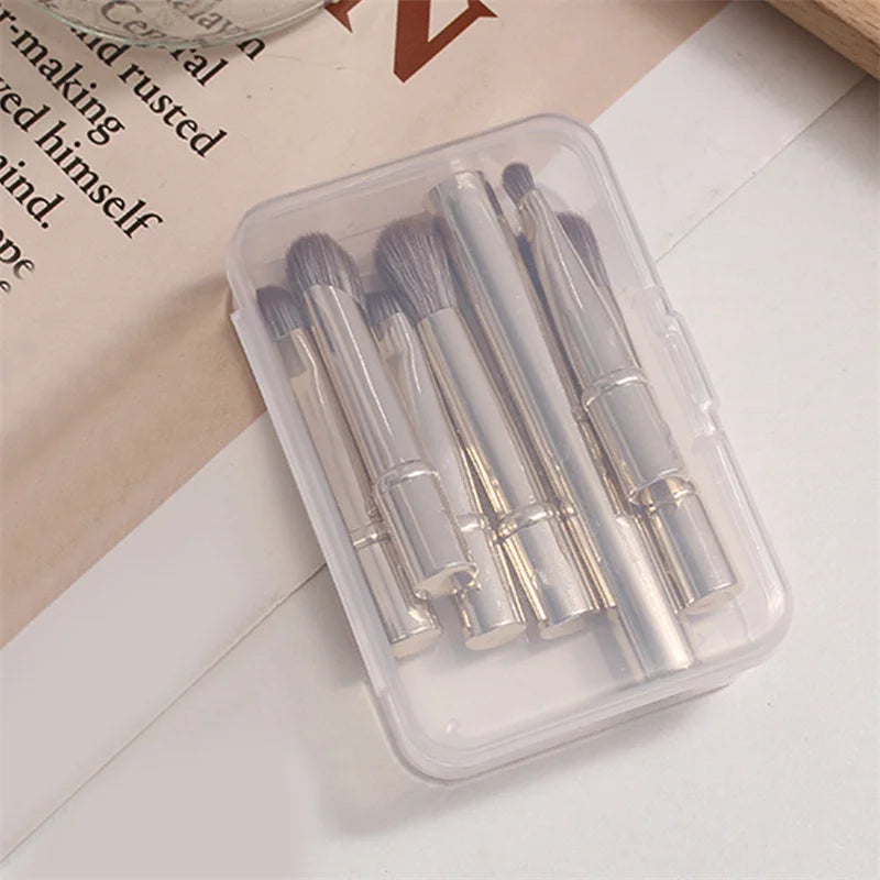 GlamOn-the-Go – Set de 6 Brochas Mini para Viajes