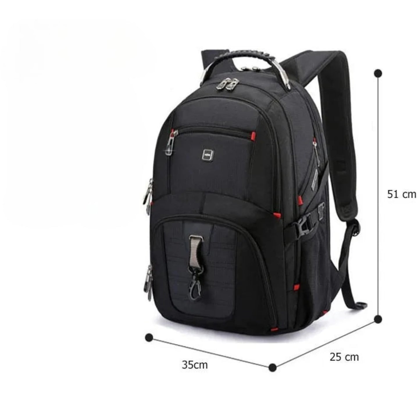SwissPro 17” – Mochila Multifuncional para Viaje y Trabajo