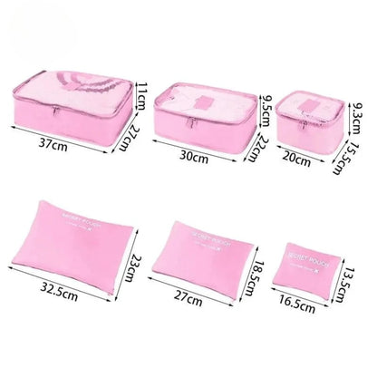 Pack&Go - Set de Organizadores de Viaje XL de 6 Piezas