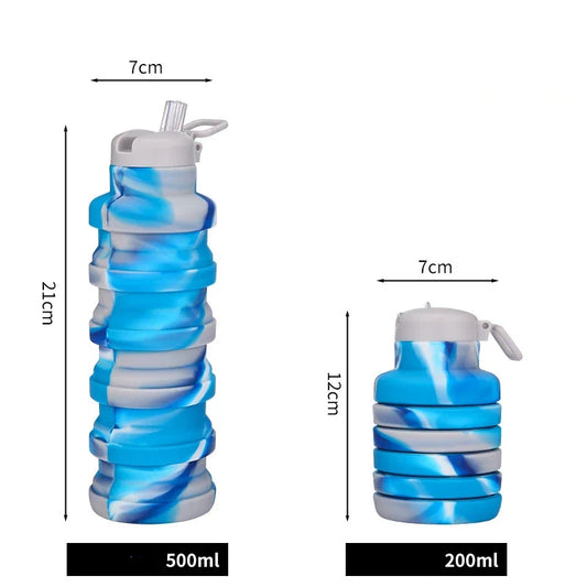 FlexSip2 – Botella de Agua Plegable de Silicona