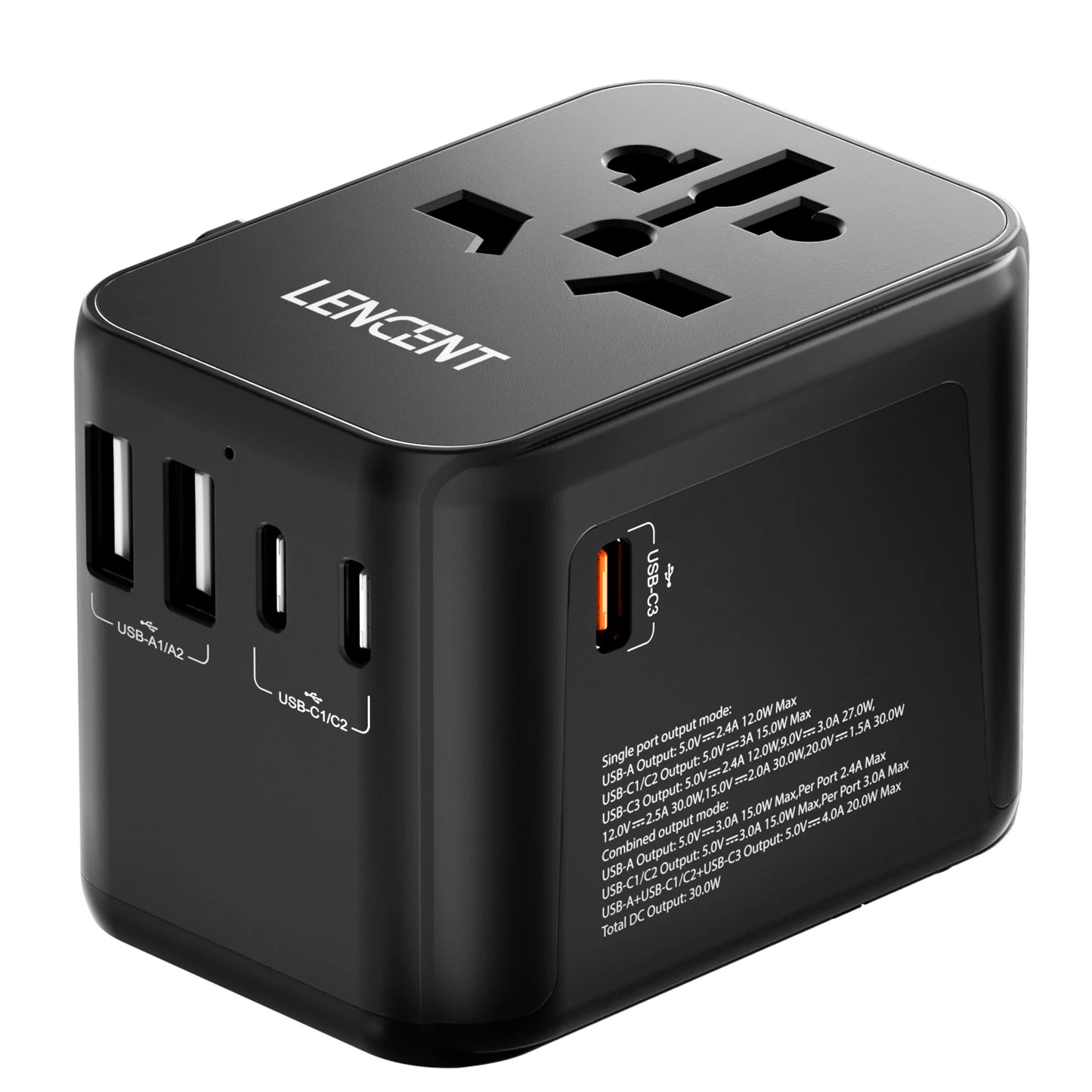PowerWorld – Universal Adapter with Fast Charging