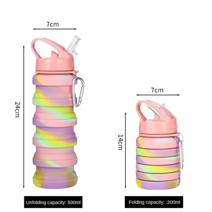 FlexSip2 – Botella de Agua Plegable de Silicona