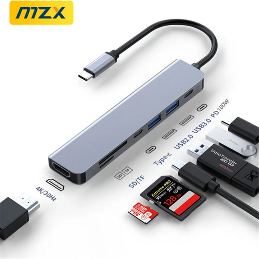 MZX ProDock 7 – Estación Docking 7 en 1 USB-C