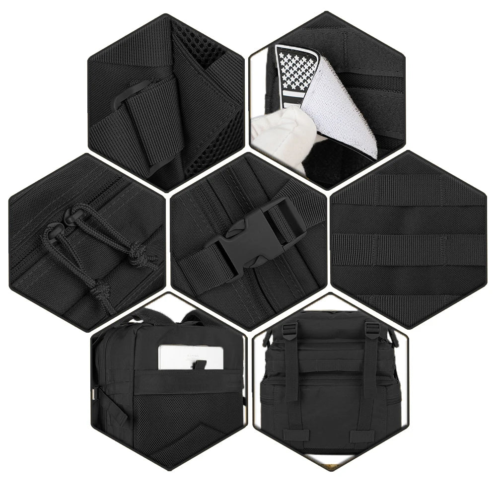 Tactical Explorer 30/50L – Mochila Táctica para Aventura